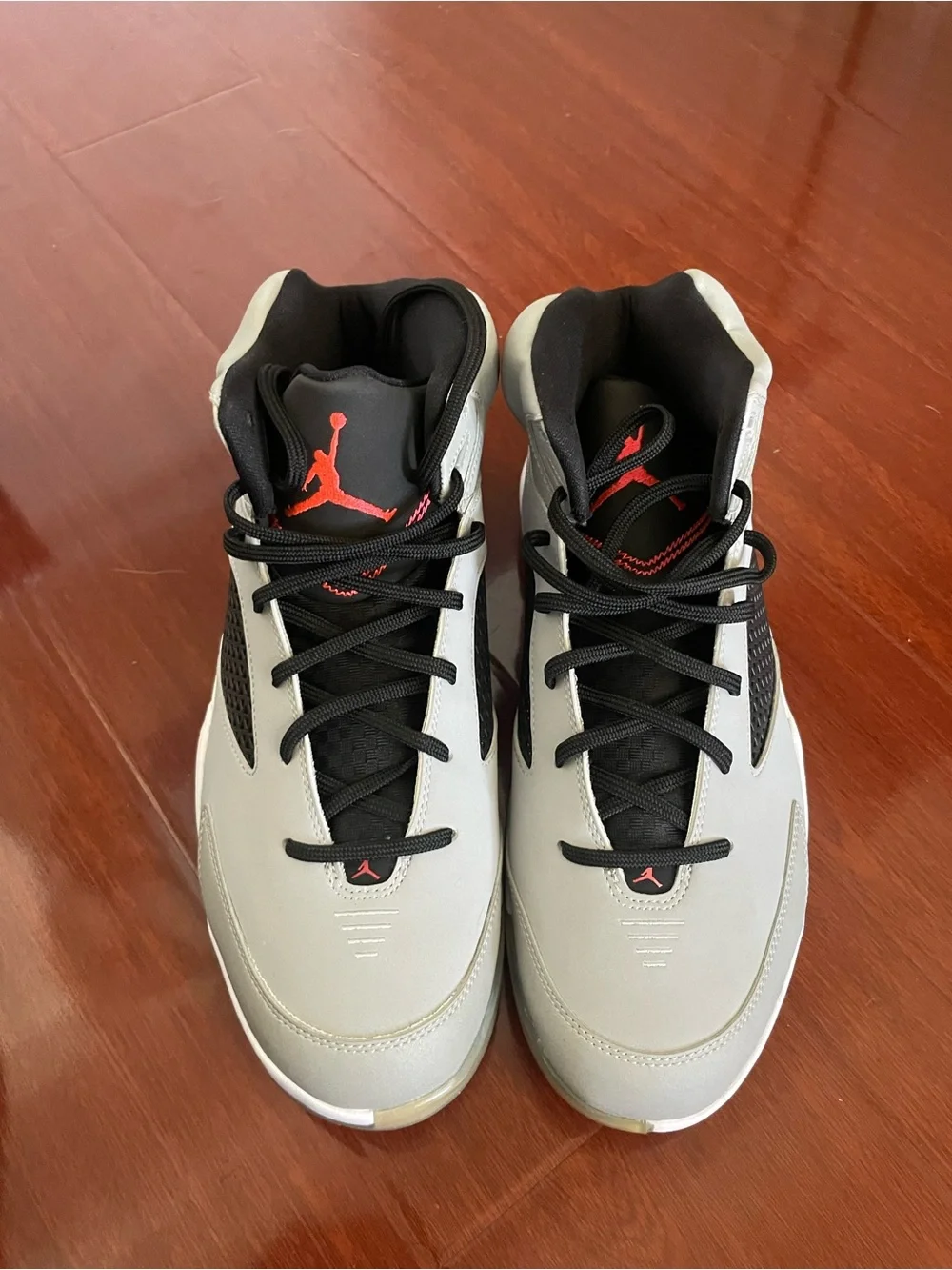 Jordan Flight Remix Mid - Gray/Black/Red Accent